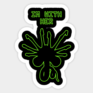 Aliens Face Hugger Sticker